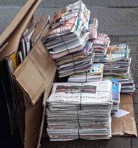 Altpapiersammlung